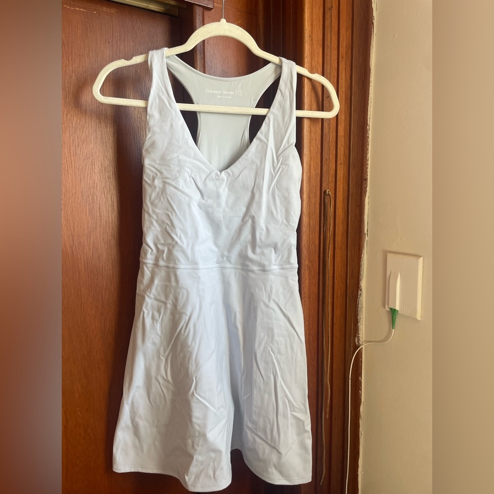 Outdoor Voices Volley Dress - Powder Blue